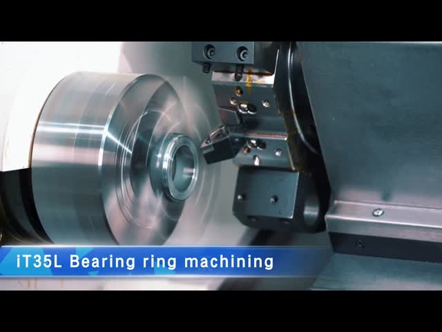 SMTCL CNC Lathe IT35L Metal Bearing Machining Large Span Spindle Máquina de torno CNC