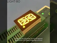 Ultra White 0.8inch 16 Segment Alphanumeric LED Display Single Digit Common Anode for Elevator Indicator