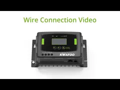 Regulador de carga solar RV 40Amp MPPT compatible con batería LiFePO4 con protección IP43