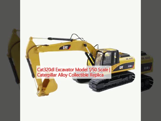 Cat320dl エグババター モデル 1/50 スケール カタピラー アルloy ダイキャスト レプリカ コレクションおもちゃ