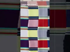 Hautfreundlich und komfortabel Schweiß absorbierend gestreiftes Strickgewebe für Polo Shirt