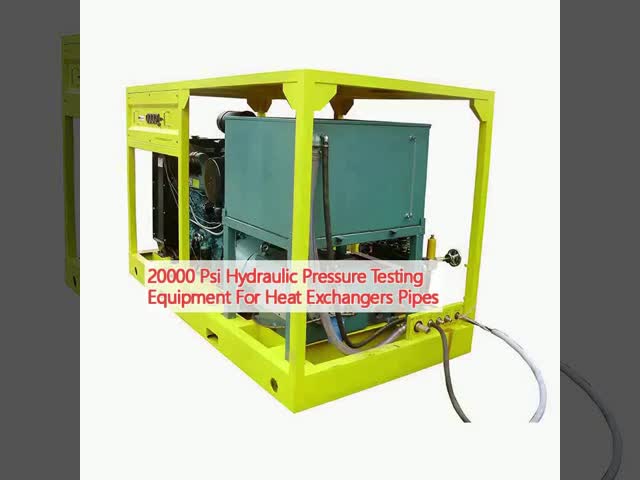 熱交換器の管のための装置20000のPsiの油圧耐圧試験