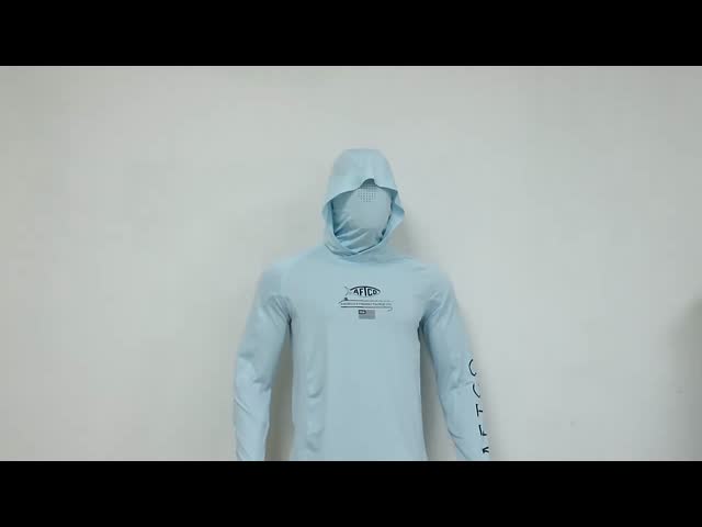 Sweatproof Fishing Performance Hoodie Pullovers Clothing Shirts Custom Logo