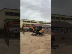 South Korea Brand Used Mini Crawler Hyundai 60vs Hydraulic 6 Ton Digger