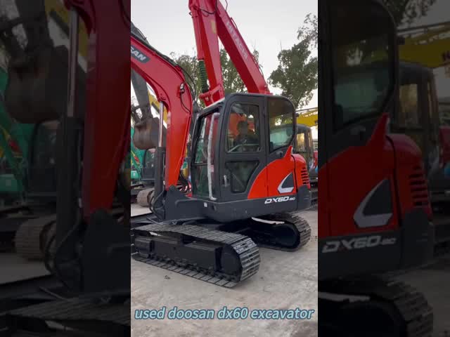 Dx60 ドーサン ミニデグガー 6 トン 中古小型掘削機 オリジナル水力システム
