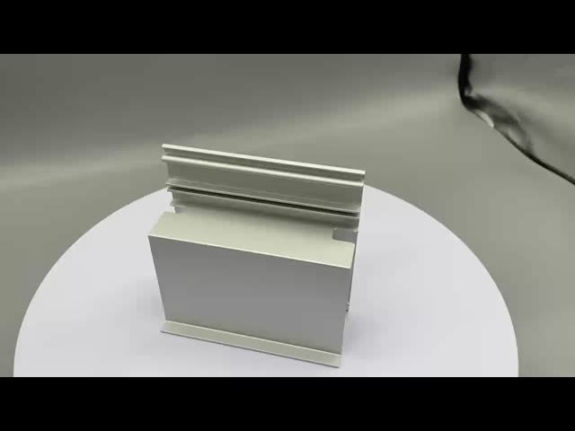 シルバースクエアアルミニウム電池箱 エクストルーズされた軽量