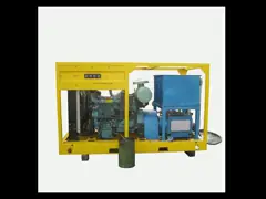 630Bar Industrial Water Jet Cleaning Machine Diesel Engine Powered