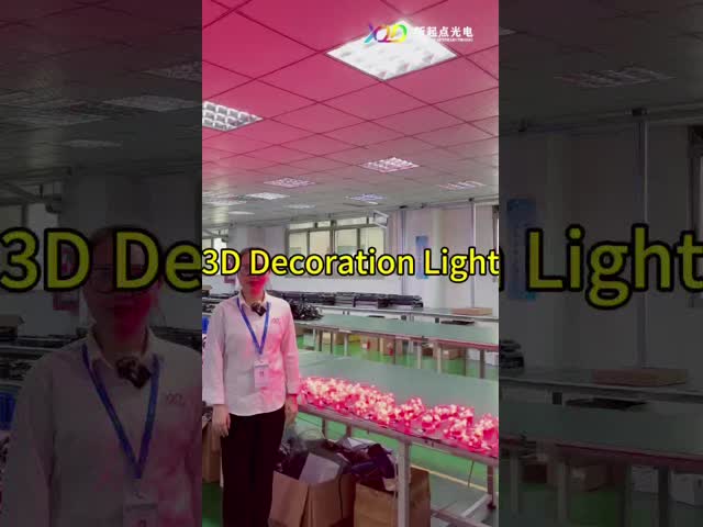 Luz de Pixel 3D LED para lâmpada de pingente de cristal 3D com luz diurna de 5000K