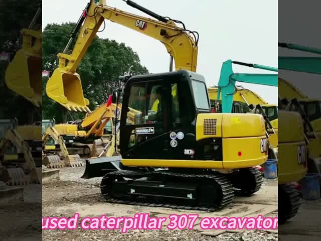 CAT 307D экскаватор 6 тонн Оригинальный Япония подержанный мини 90% гидравлический клапан