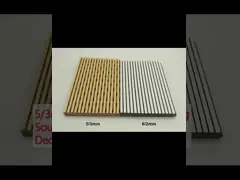 5/3mm Fireproof Soundproofing Sound Board Wall Building Decorative Slat Acoustic Panel