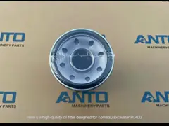 600-211-1231 600-211-1230 Oil Filter KOMATSU Excavator Spare Parts For PC400 PC450 PC650