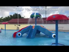 Professional Fiberglass Colourful Large Water Park House In Amusement Park