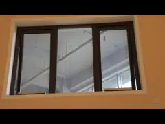 Soundproof Double Tempered Glass Window , Aluminium Laminated Glass Sliding Window