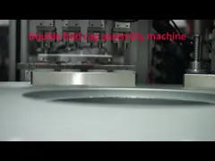 Turntable Type Infusion Bottle Double-Fold Cap Assembly Machine