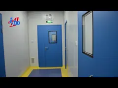 編集ステンレス鋼高シールクリーンルームドア分離粒子汚染 video