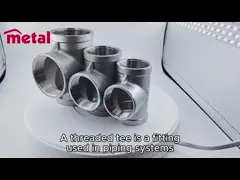 Customizable Water Pipe Oil Pipe Stainless Steel 304 316 Tee Industrial Grade Socket Pipe Fittings