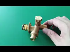 Rust-Proof Durable Brass Outdoor Water Heater Inlet Connection
