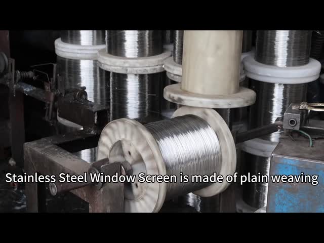 304 Stainless Steel Woven Wire Mesh For Mosquito Window Screen