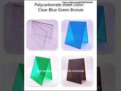 Colorful Industry Leading Impact Resistance Polycarbonate PC Solid Sheet With UV Protection