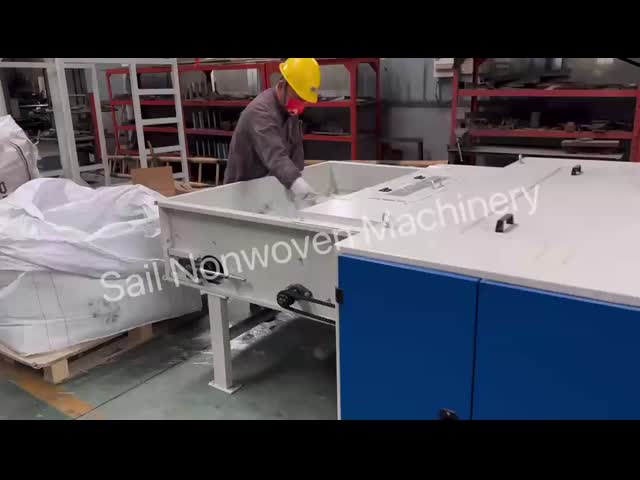 High Speed Servo Control Needle Punching Production Line for fiberglass insulation felt
