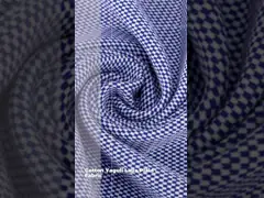 Fashionable Blue Durable Warm Cotton T Shirt Fabric For Casual Wear
