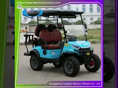Battery Operated 4 Wheel Electric Golf Cart 48V Motor Suits For Hotel