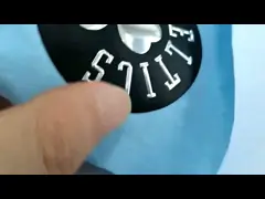 De Overdrachtetiketten van de Customerized 3D TPU Hitte voor Kleding en Zakoem de Dienst