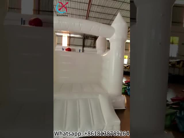 メーカー 充電式 ホワイト 結婚式 跳ね屋 充電式 ジャンプキャッスル 子供向け