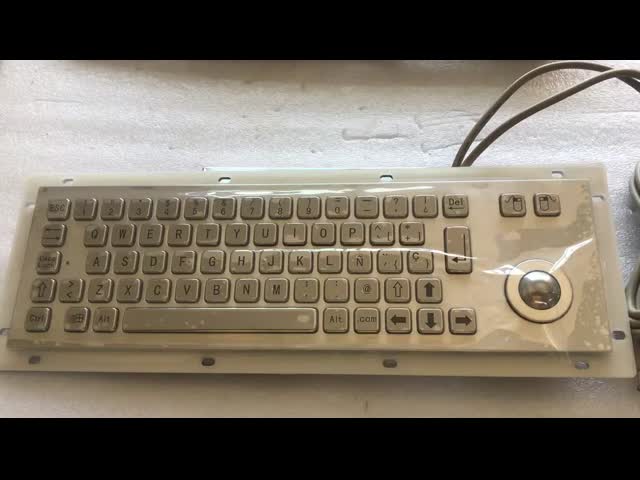 軽量パネルマウントキーボード IP65 / IK07 F6-TP サポート カスタマイズ