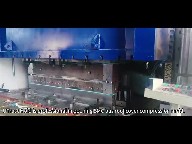 SMC Compression Mold for Bus Roof Cover P20 Material 500000 Shots