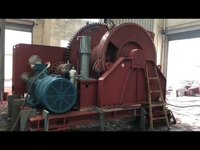 CCSは海洋の電気ウィンチ25ton 250KN容量のエレクトロ油圧引くウィンチを承認した