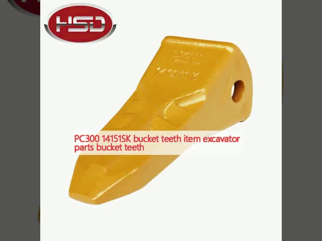 PC300 14151SK bucket teeth item excavator parts bucket teeth video