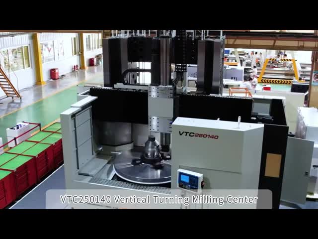 SMTCL Vertical CNC Lathe Vertical Lathe Milling Center VTC250140 Heavy Duty Lathe Milling Machine Combo