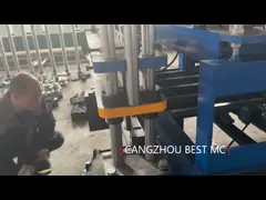 0.25-0.6mm Thickness Three Layer Roll Forming Machine 5.5Kw Main Motor Power