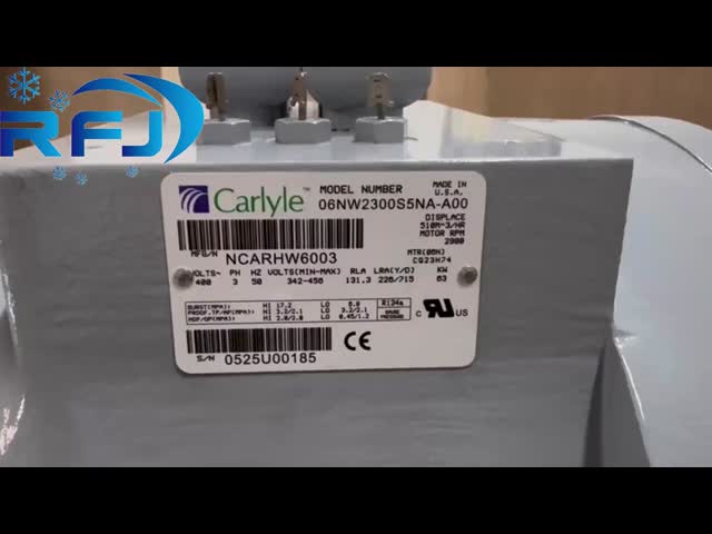 06NW2300S5NA-A00 85HP Carlyle Screw Refrigeration Compressor With Refrigerant R134A