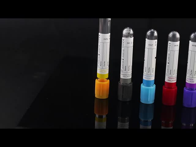 Safe Sterile Adult Medical Disposable Vacuum Blood Collection Tube Glass Or Pet EDTA Logo Printing
