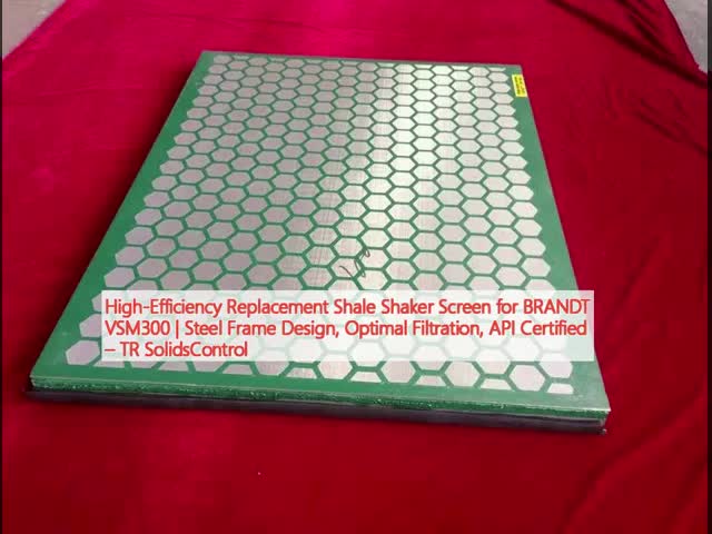 BRANDT VSM 300 Shale Shaker Screen API 40–325 Mesh Shaker Deck Screen