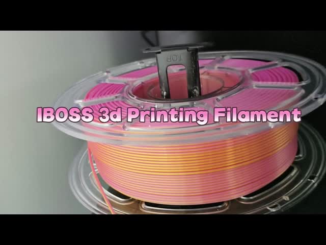 100% sem bolhas de alta resistência 1,75 mm seda dupla cor rosa ouro PLA 3d prining filamento