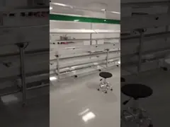 Chaîne d'assemblage à double vitesse durable pour la production de machines industrielles pour le CARST video