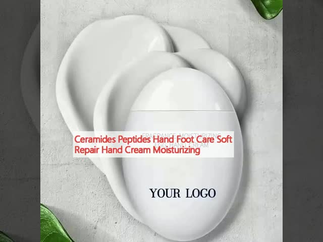 Ceramidas Péptidos Cuidados de mãos e pés Reparação suave Creme para mãos hidratante