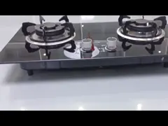 Wholesale Double Head Commercial Natural Gas LPG Dual Fuel Glass Gas Stove