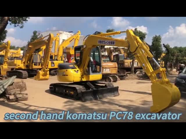 Почувствуйте лучшие качества Японии с помощью мини-экскаватора Komatsu PC 78 1510 рабочих часов