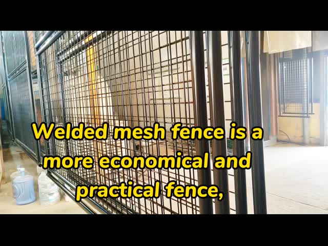 Low Carbon Black Welded Wire Fence PVC Coated 1m - 3m Length