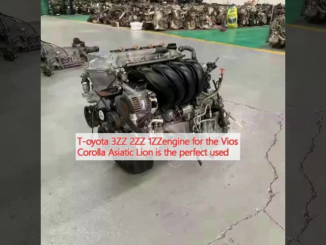 T-oyota 3ZZ 2ZZ 1ZZエンジンは Vios Corolla アジアンライオンに最適です ビデオ