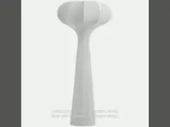 Simple modern creative mushroom nordic lamp living room hotel lobby villa silk floor lamp