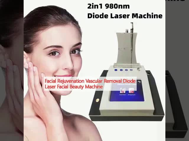 Facial Rejuvenation Vascular Removal Diode Laser Facial Beauty Machine