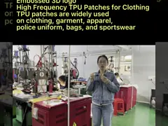 Washable Reflective Silver TPU Label Personalized Promotional Gifts