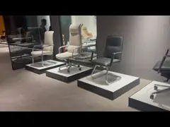 Sedia da ufficio in rete nera Sedia da lavoro dinamica ergonomica in rete con poggiapiedi