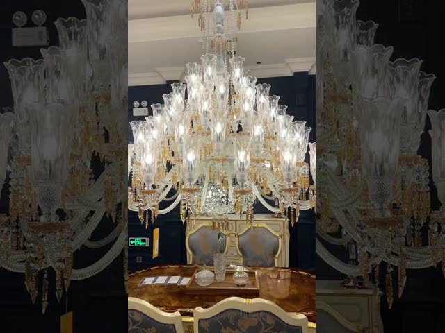 Custom Luxury Modern Chandelier estilo francês LED E14