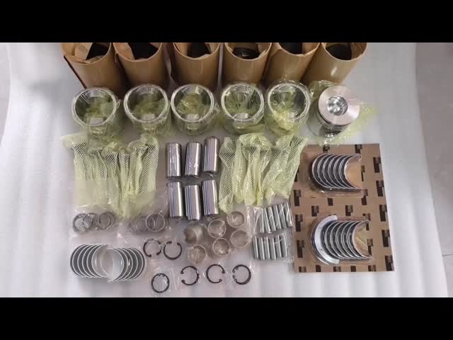 Overhaul Rebuild Kit 6D102 With Piston And Liner For Komatsu Excavator Engine Spare Parts